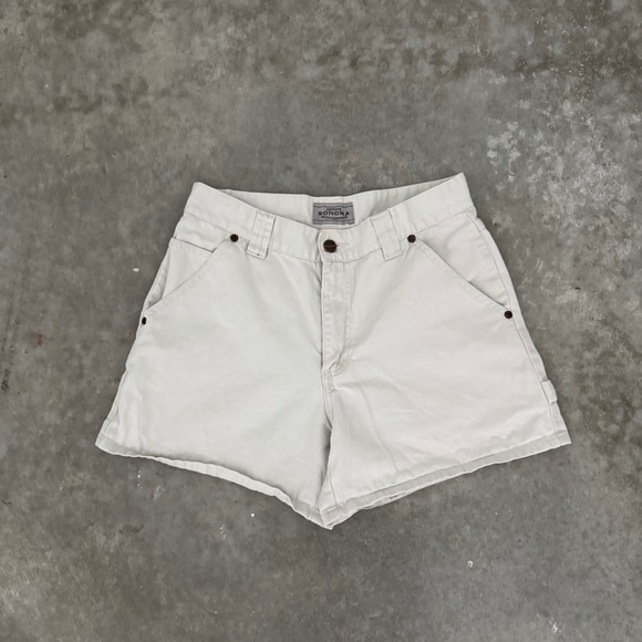 Vintage Sanoma‎ cotton bermuda cargo khaki shorts - Picture 2 of 6